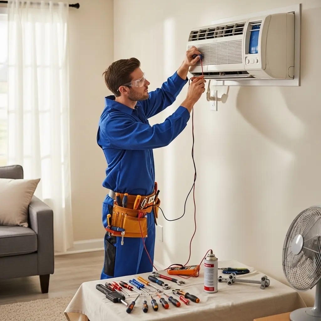 Saruhanlı Warmhaus Warmhaus klima gaz dolumu ve bakım – Enerji verimliliği artırıldı. - Teknik servis örneği